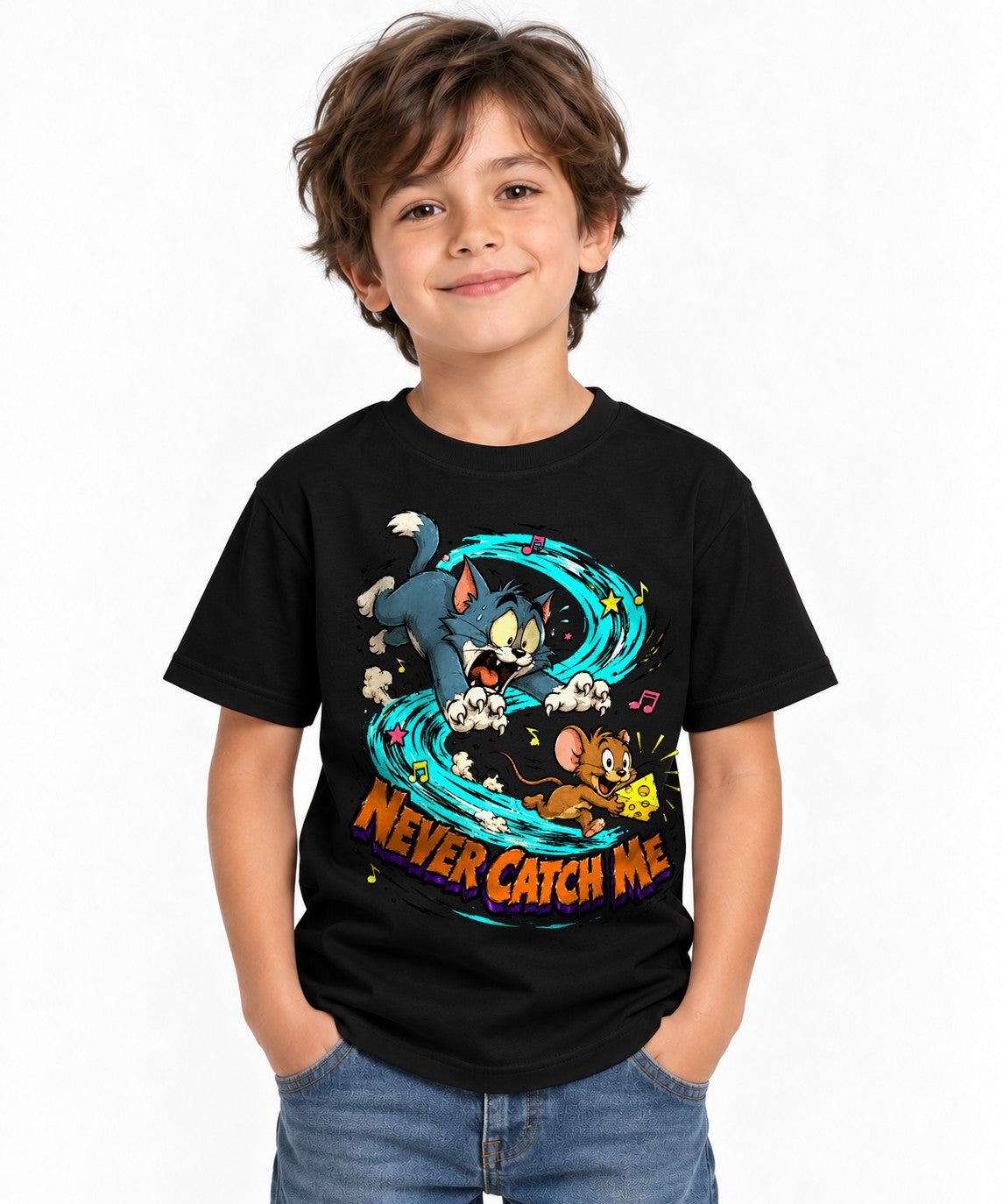 Never Catch Me - Black
