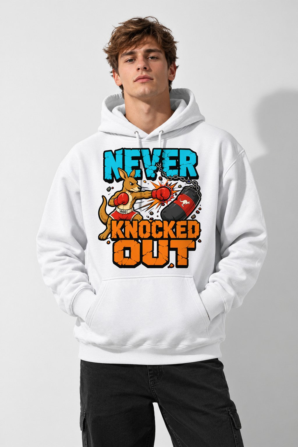Never Knocked Out - White