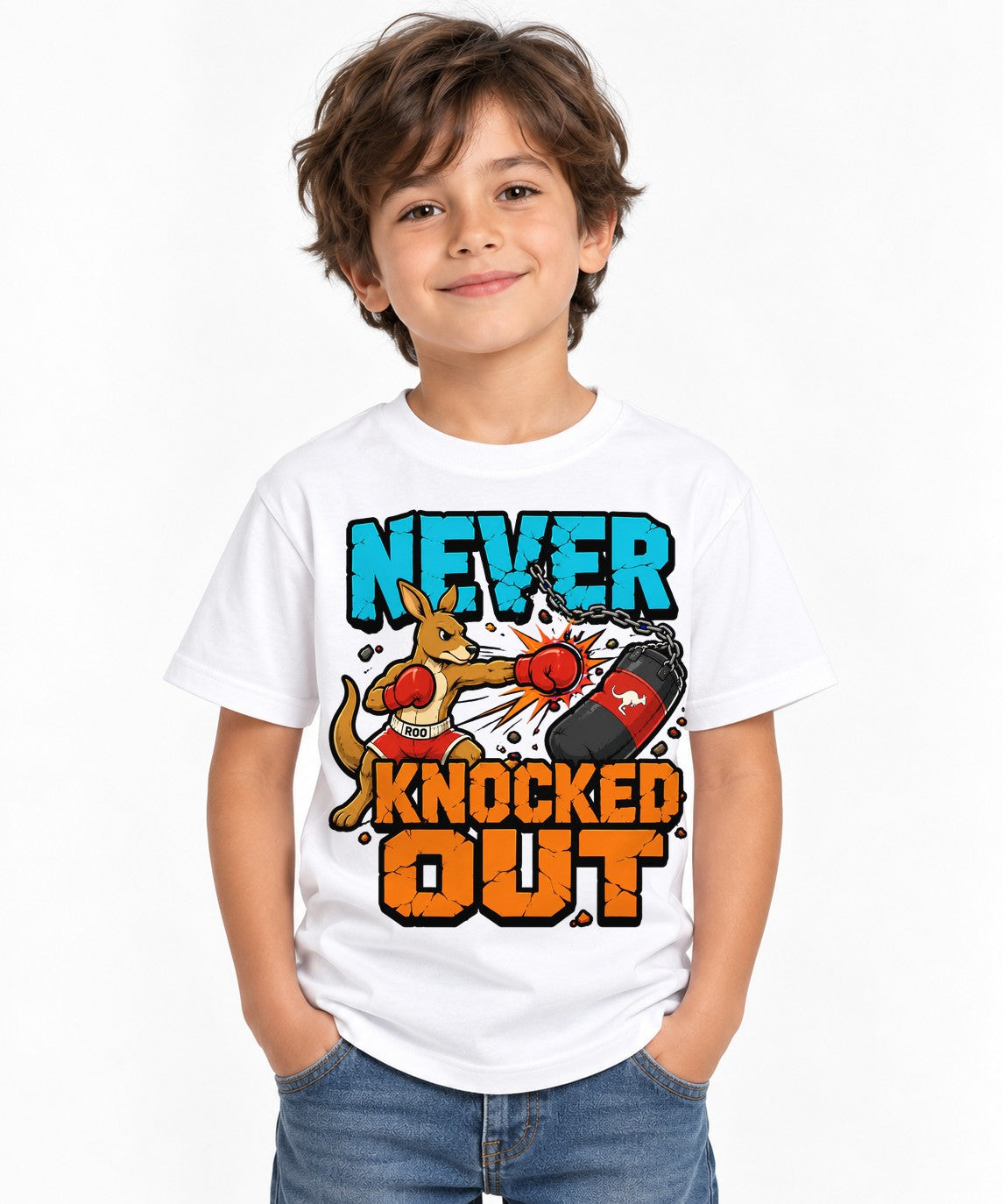 Never Knocked Out - White