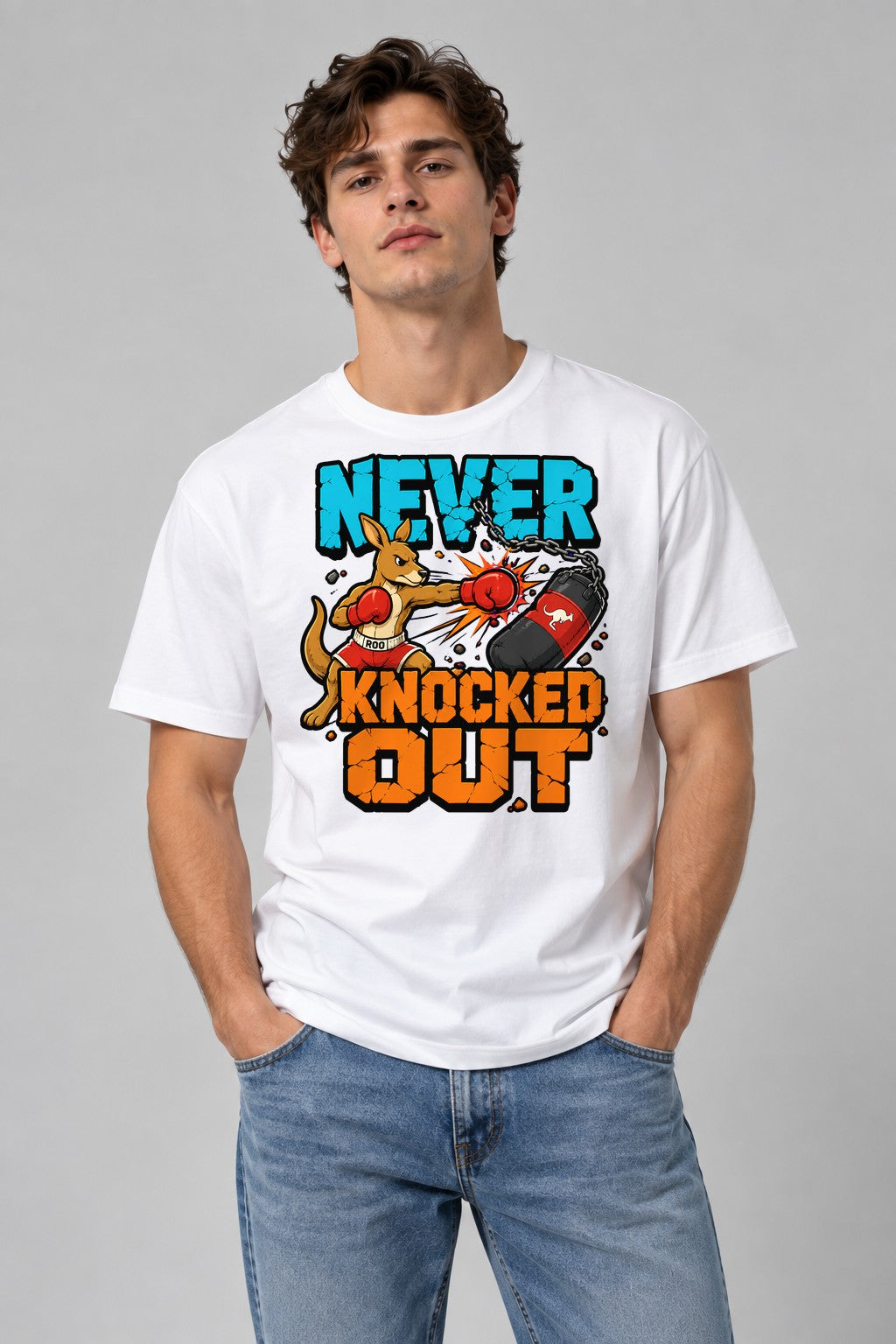 Never Knocked Out - White