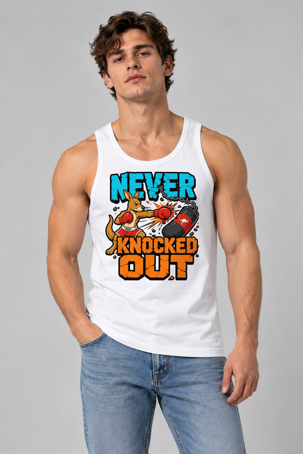 Never Knocked Out - White