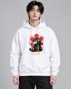 Nezumi Rebel Japanese Oni Mask Graff - White
