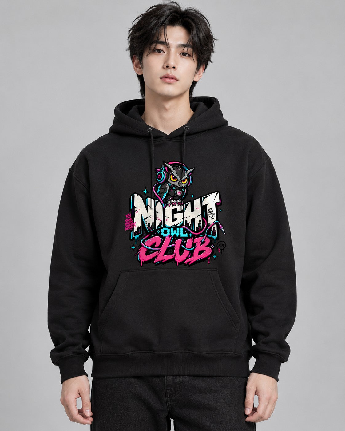 Night Owl Club - Black