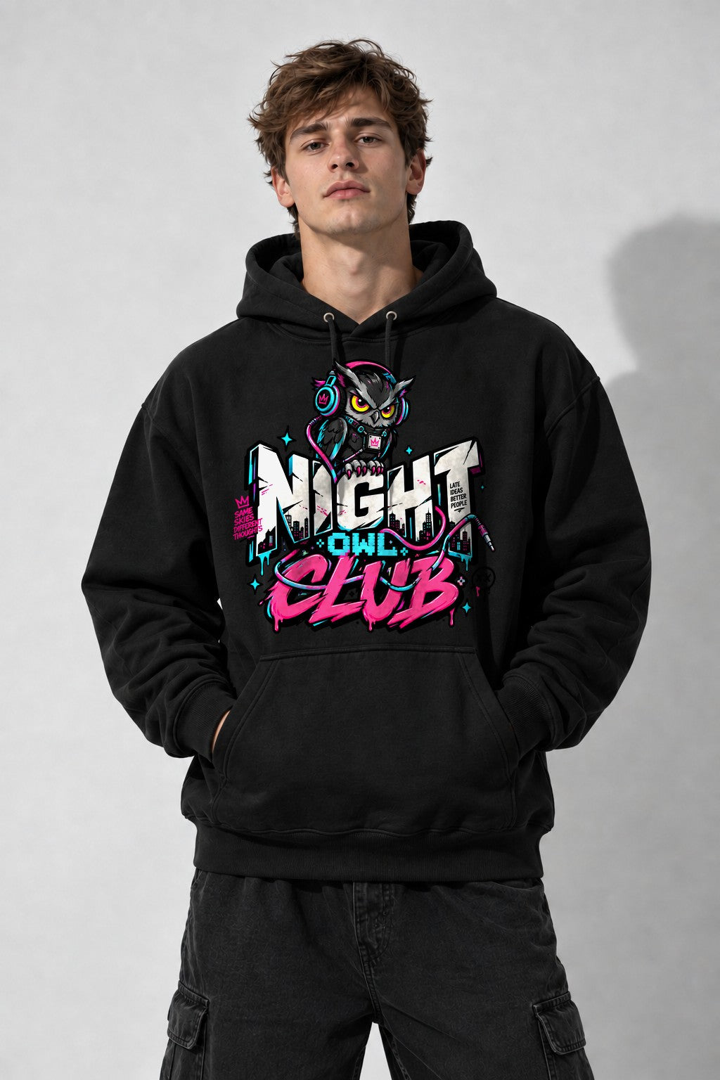 Night Owl Club - Black