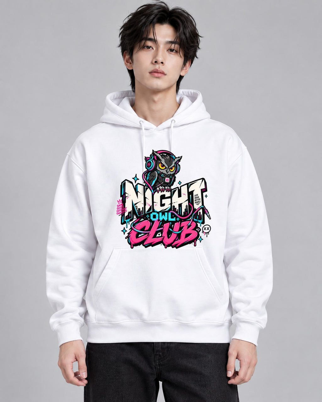 Night Owl Club - White