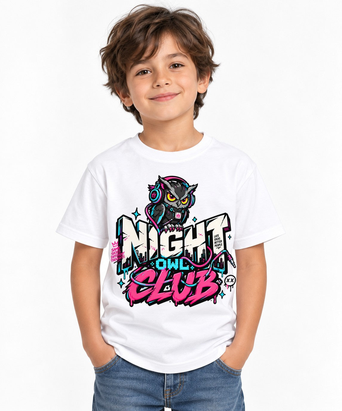 Night Owl Club - White