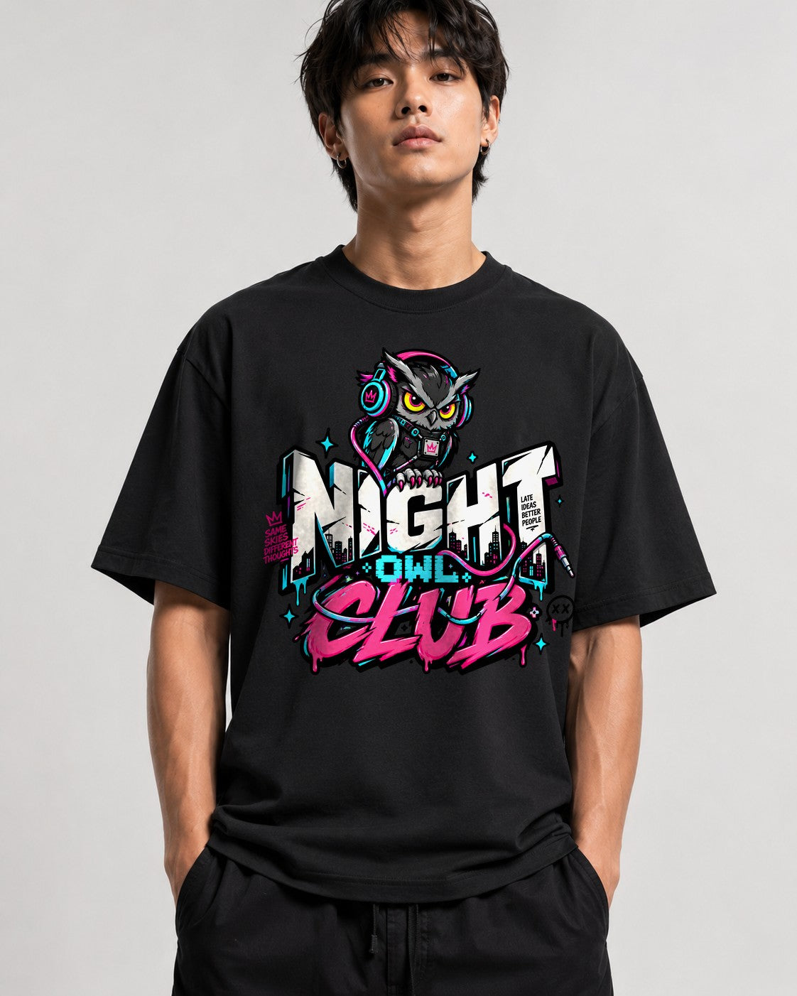 Night Owl Club - Black