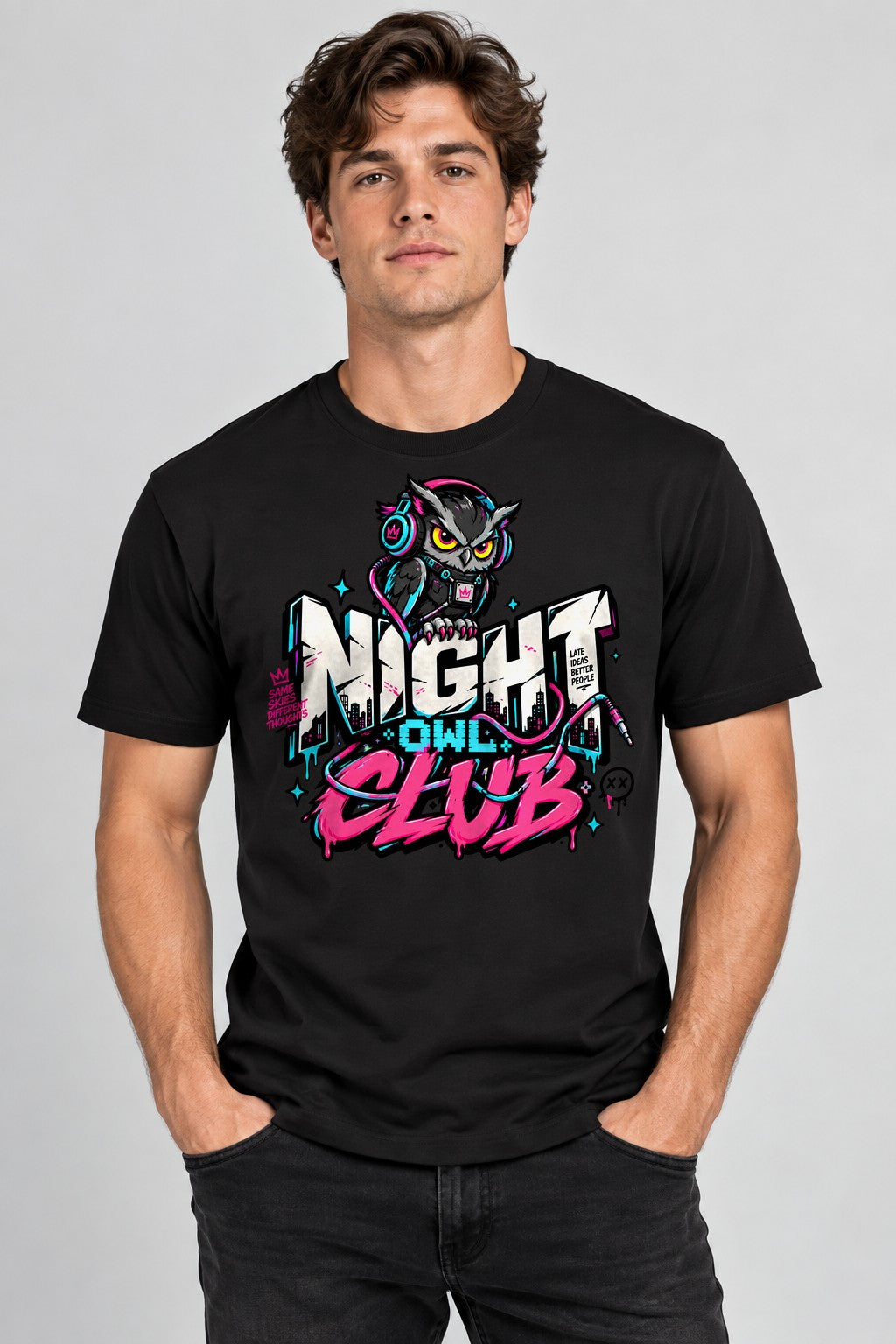 Night Owl Club - Black