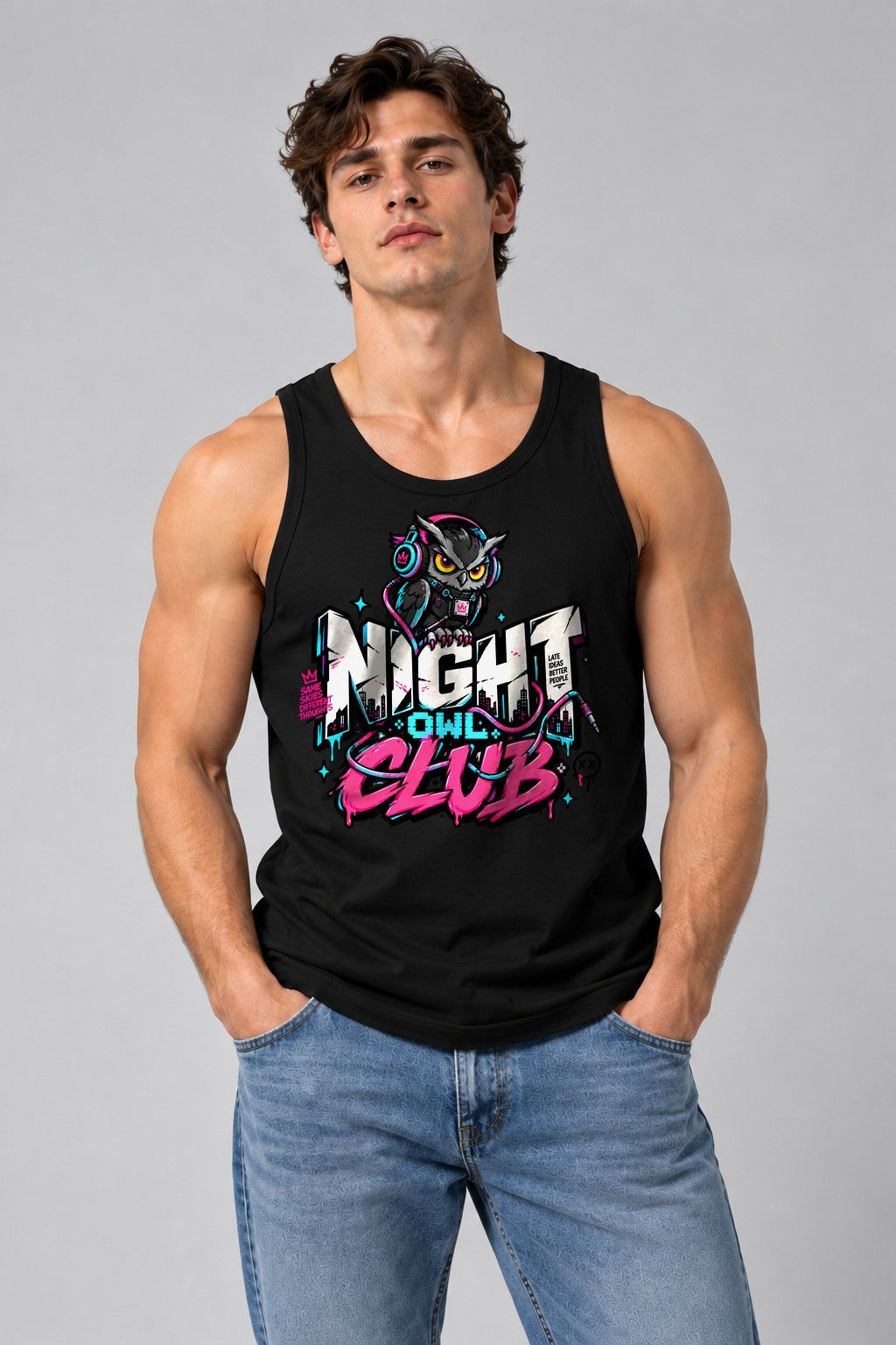 Night Owl Club - Black