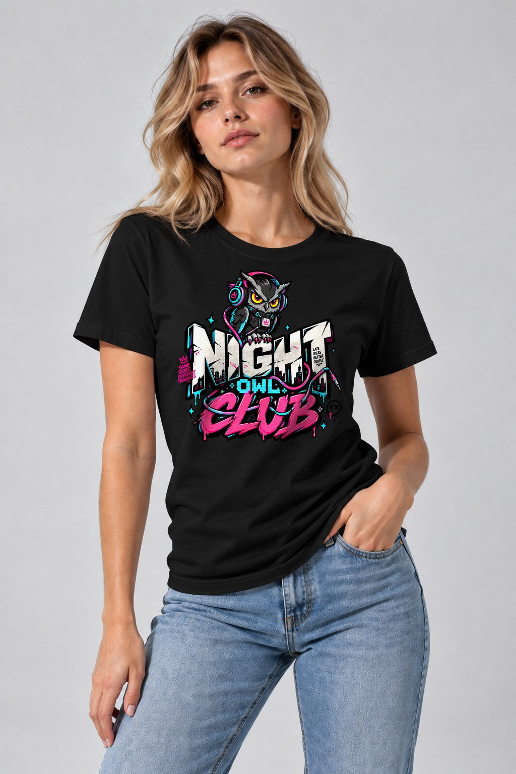 Night Owl Club - Black