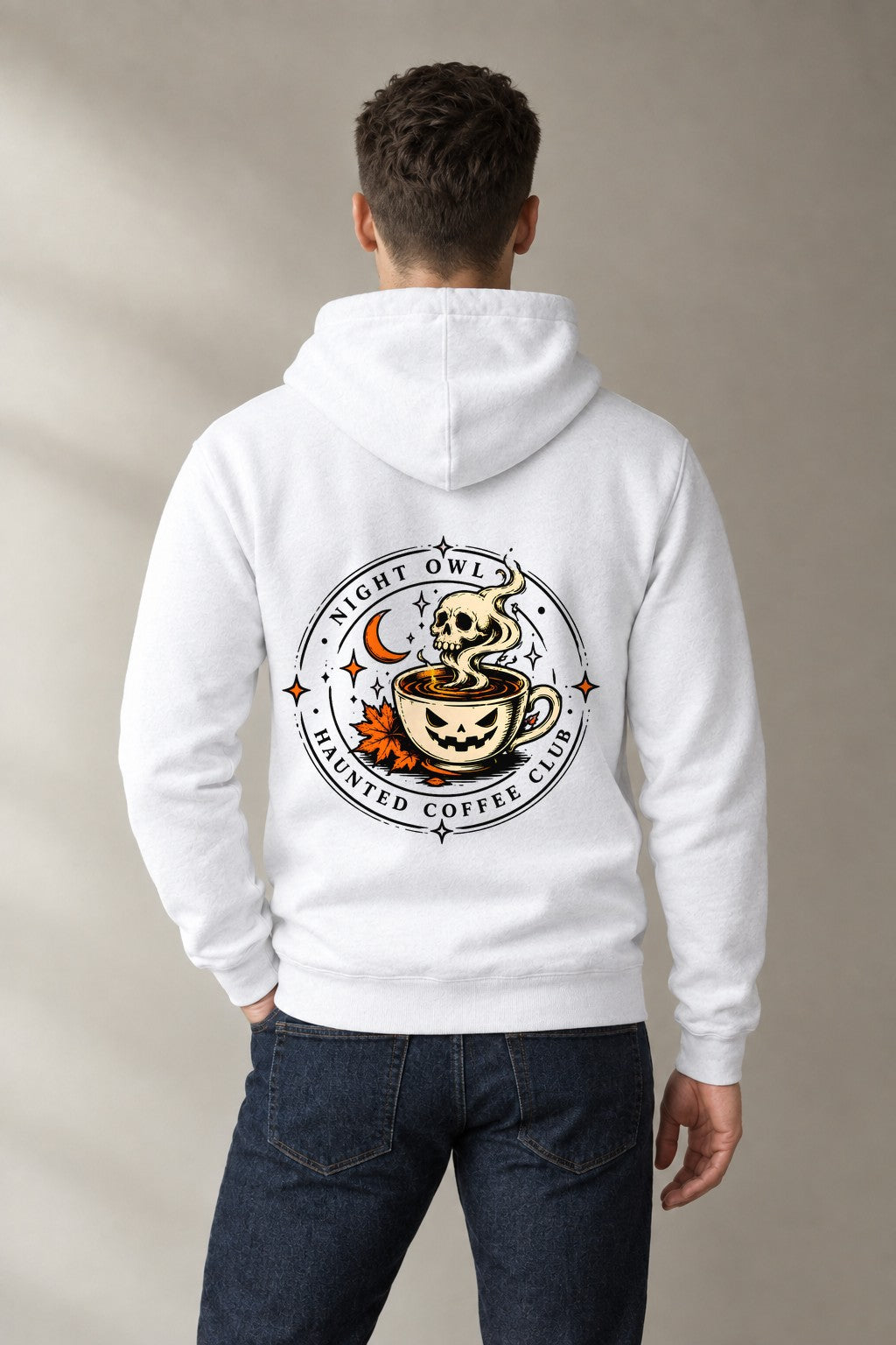 Night Owl Haunted Coffee - White