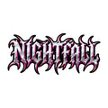 Nightfall Prophecy Gothic Metal Lettering Graphic Tee