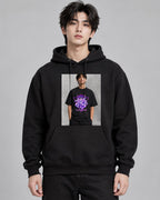 Nine Tailed Kitsune Japanese Cyberpu - Black