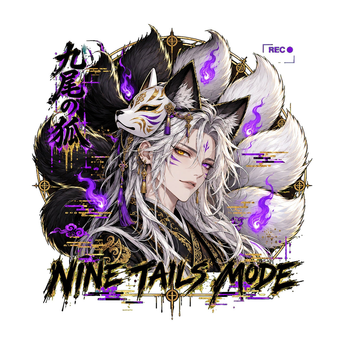Nine Tails Mode Kitsune