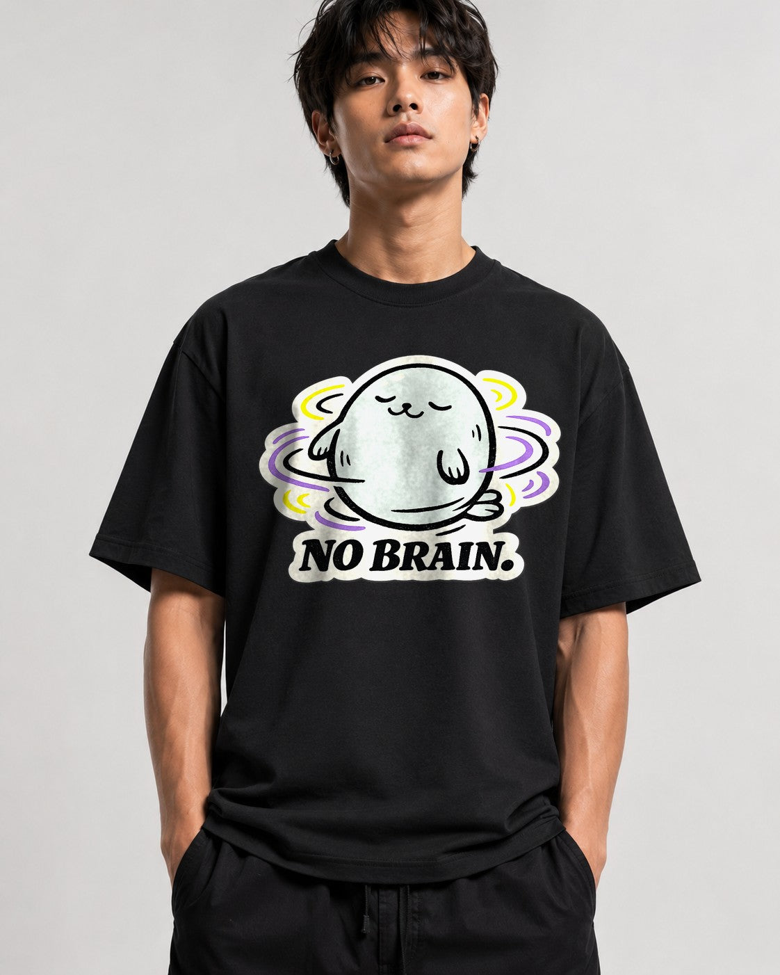No Brain Seal - Black