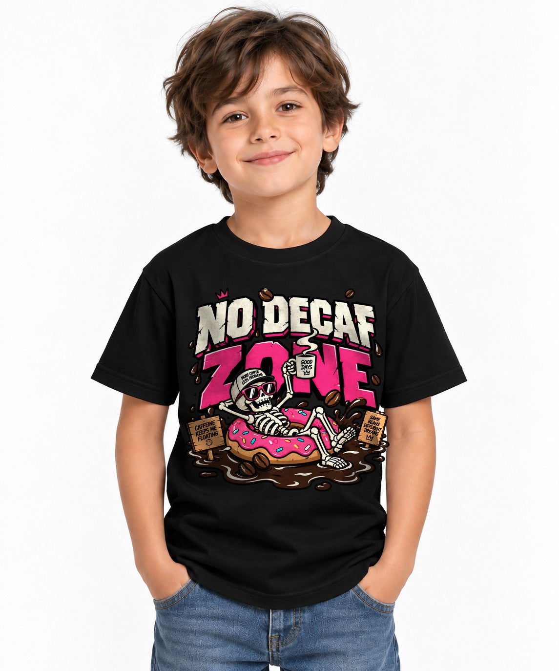 No Decaf Zone - Black