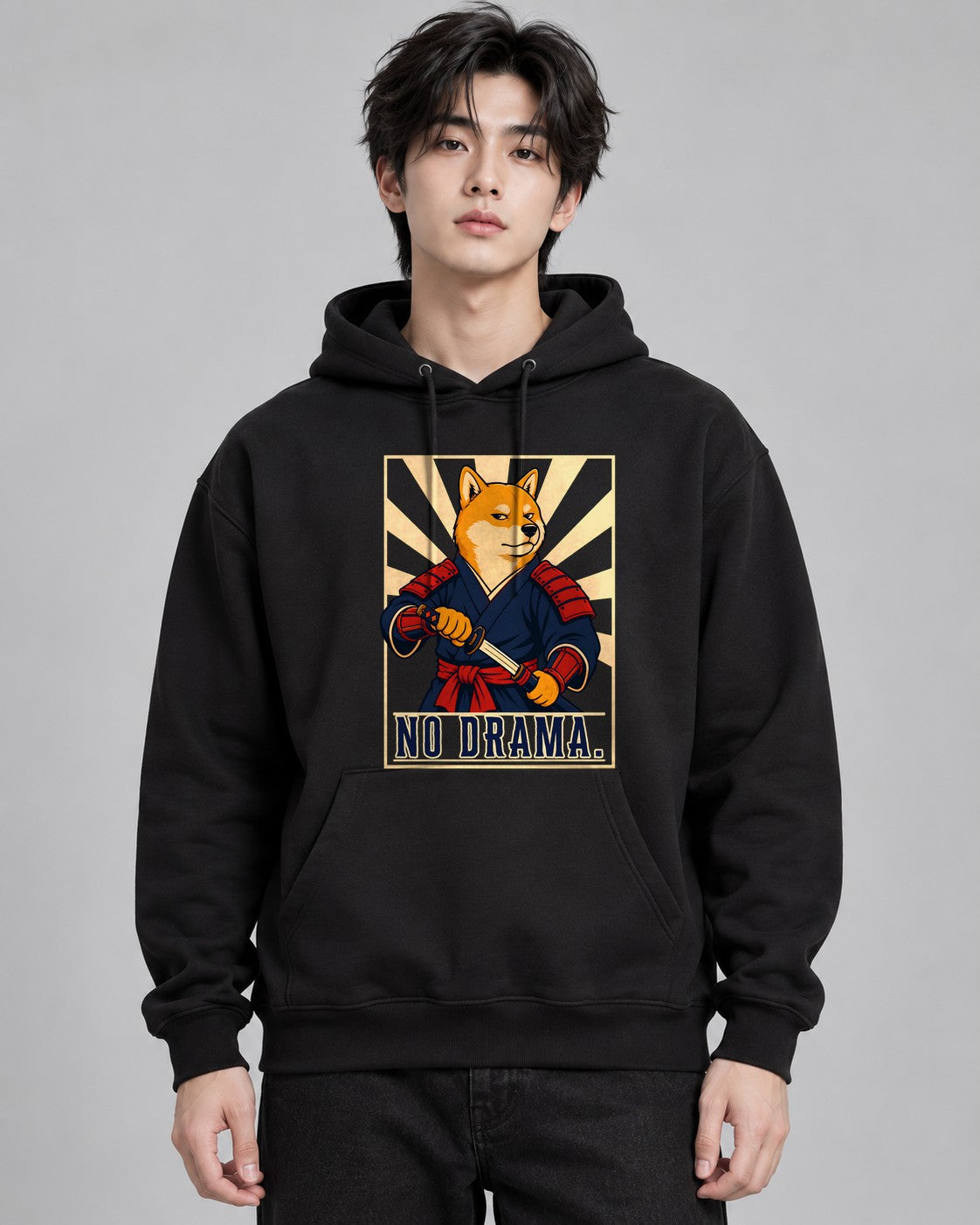 No Drama Samurai - Black