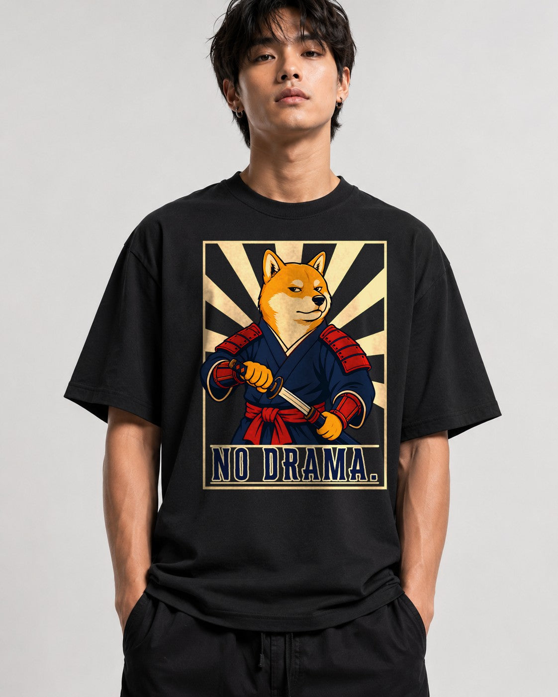 No Drama Samurai - Black