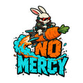No Mercy Rocket Bunny Graphic Tee - Cool Street Art Style