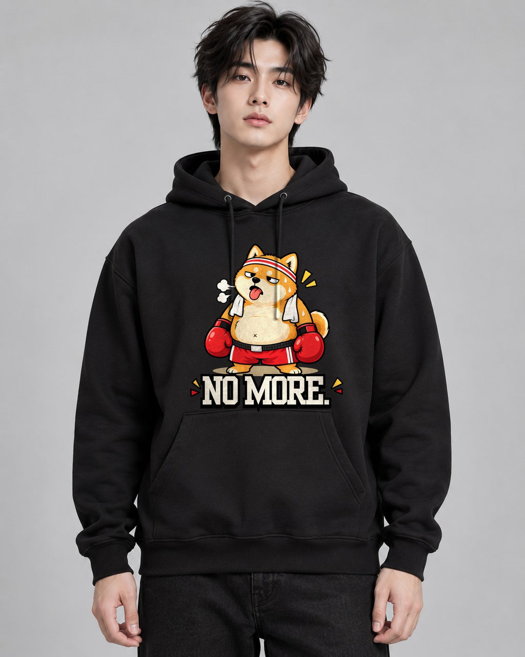 No More Boxer Dog - Black