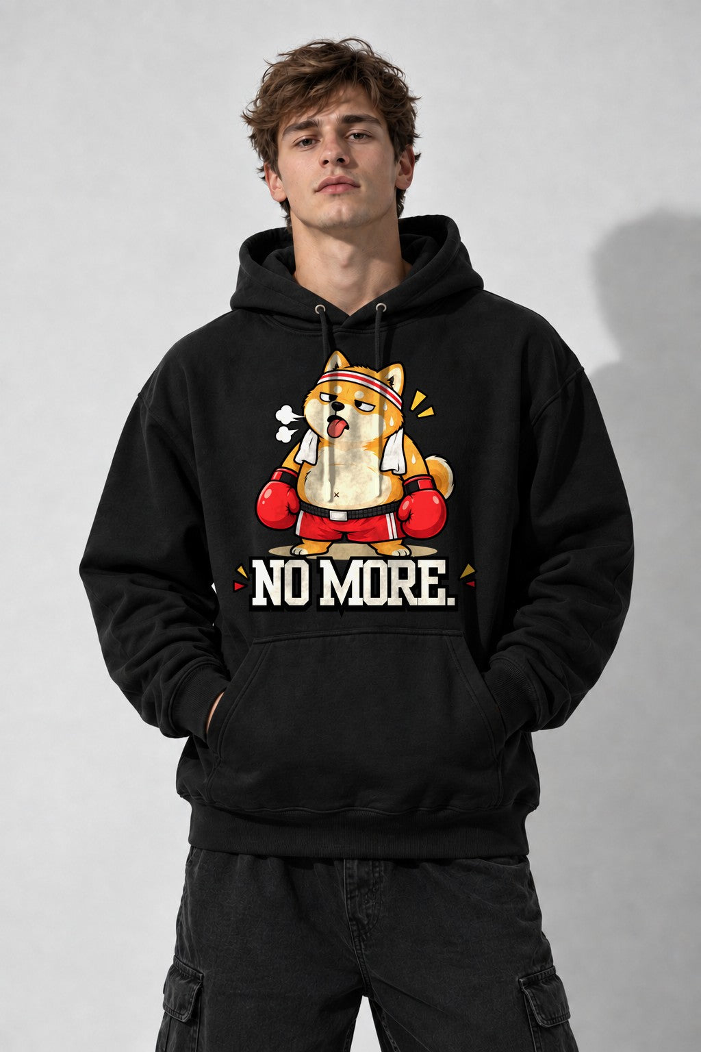 No More Boxer Dog - Black