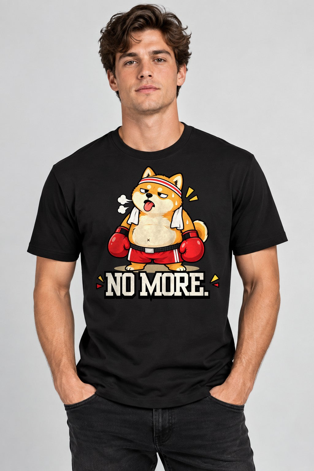 No More Boxer Dog - Black