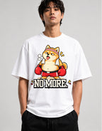 No More Boxer Dog - White