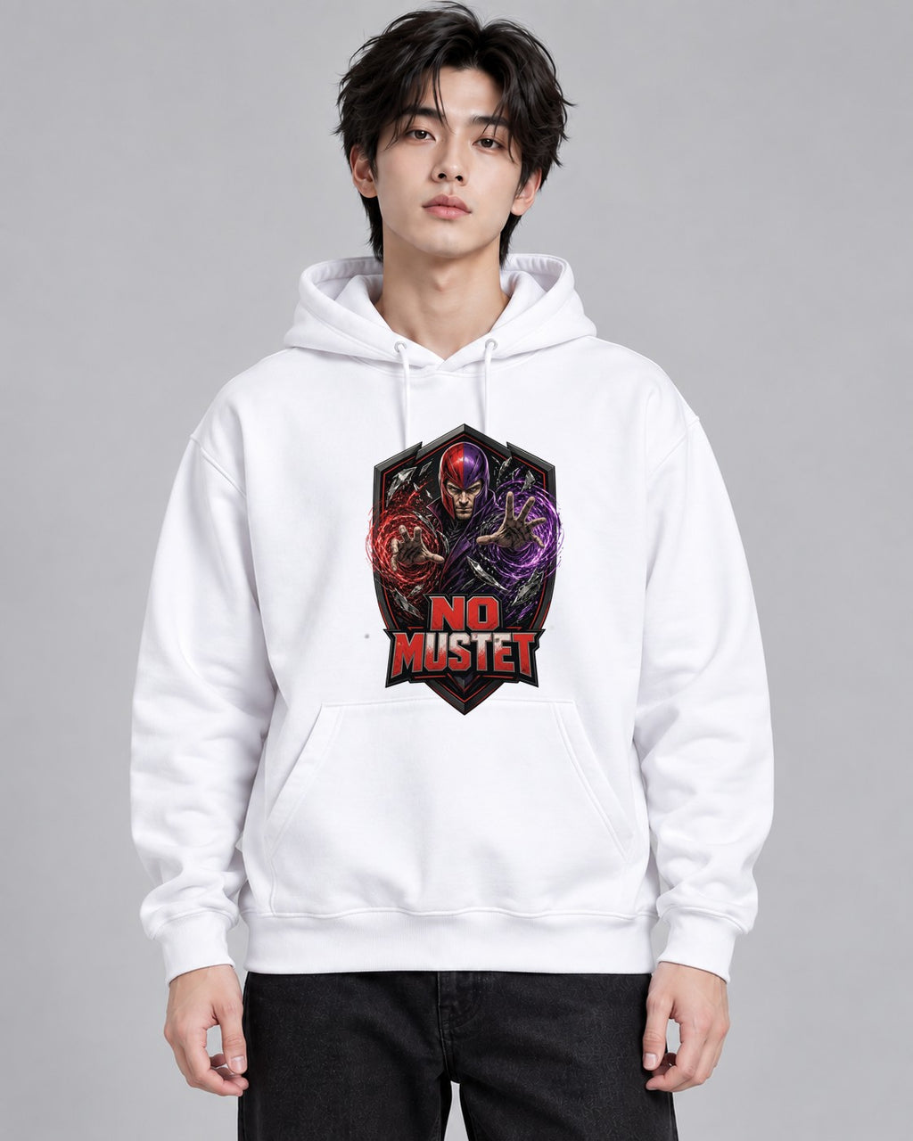 No Mustet - White