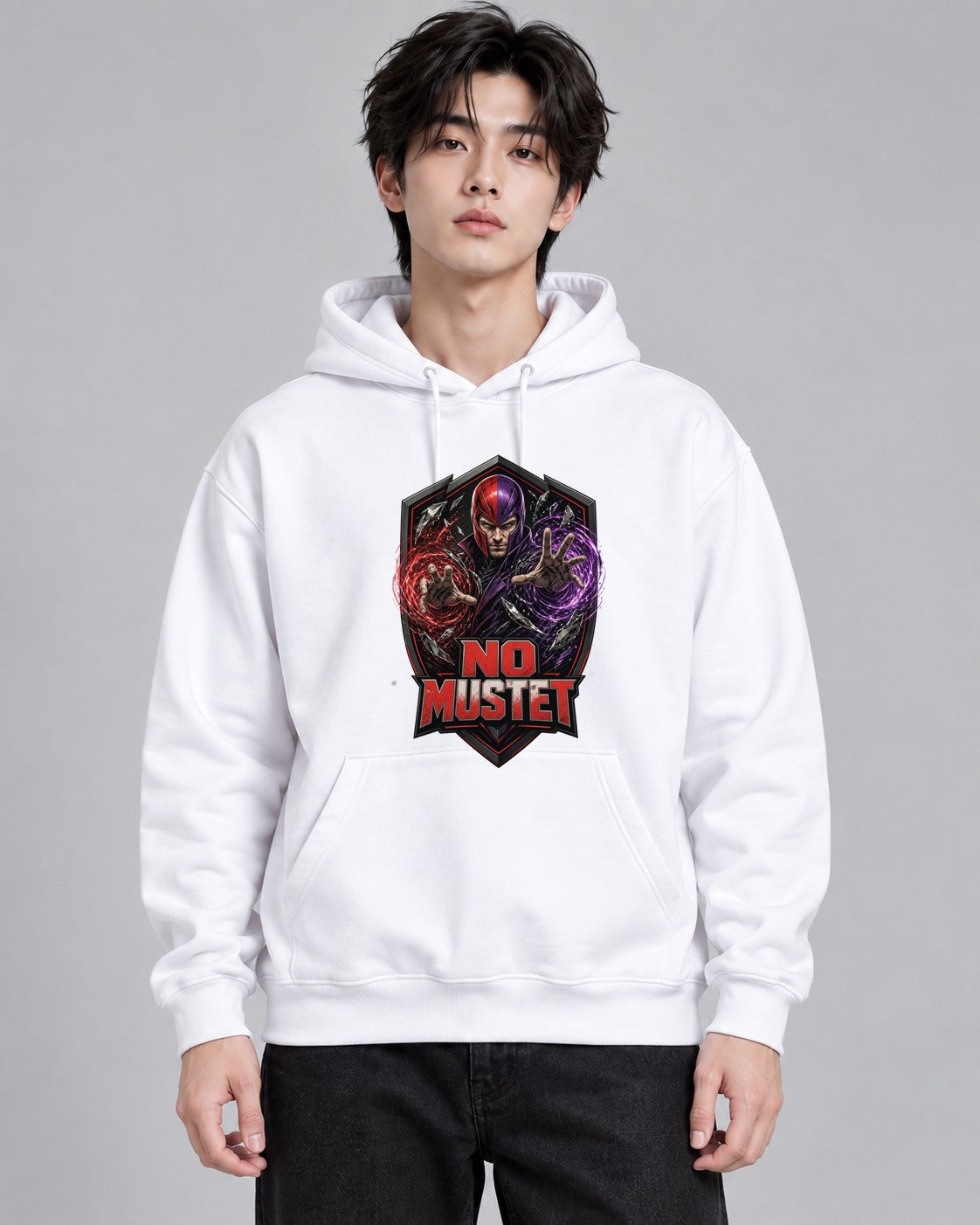 No Mustet - White