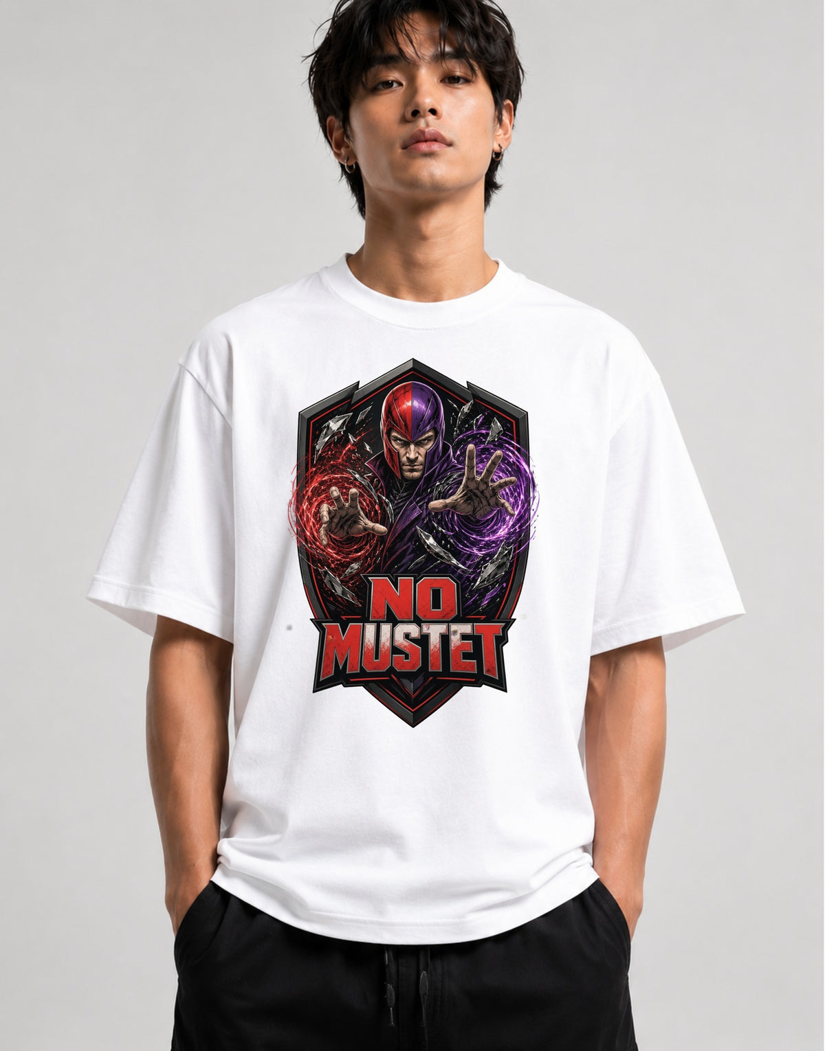 No Mustet - White
