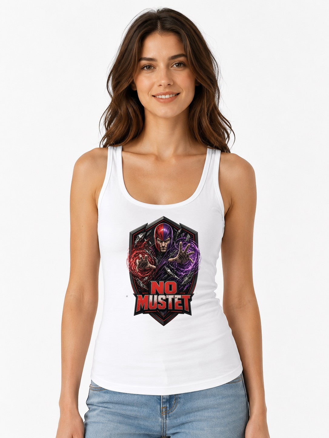 No Mustet - White