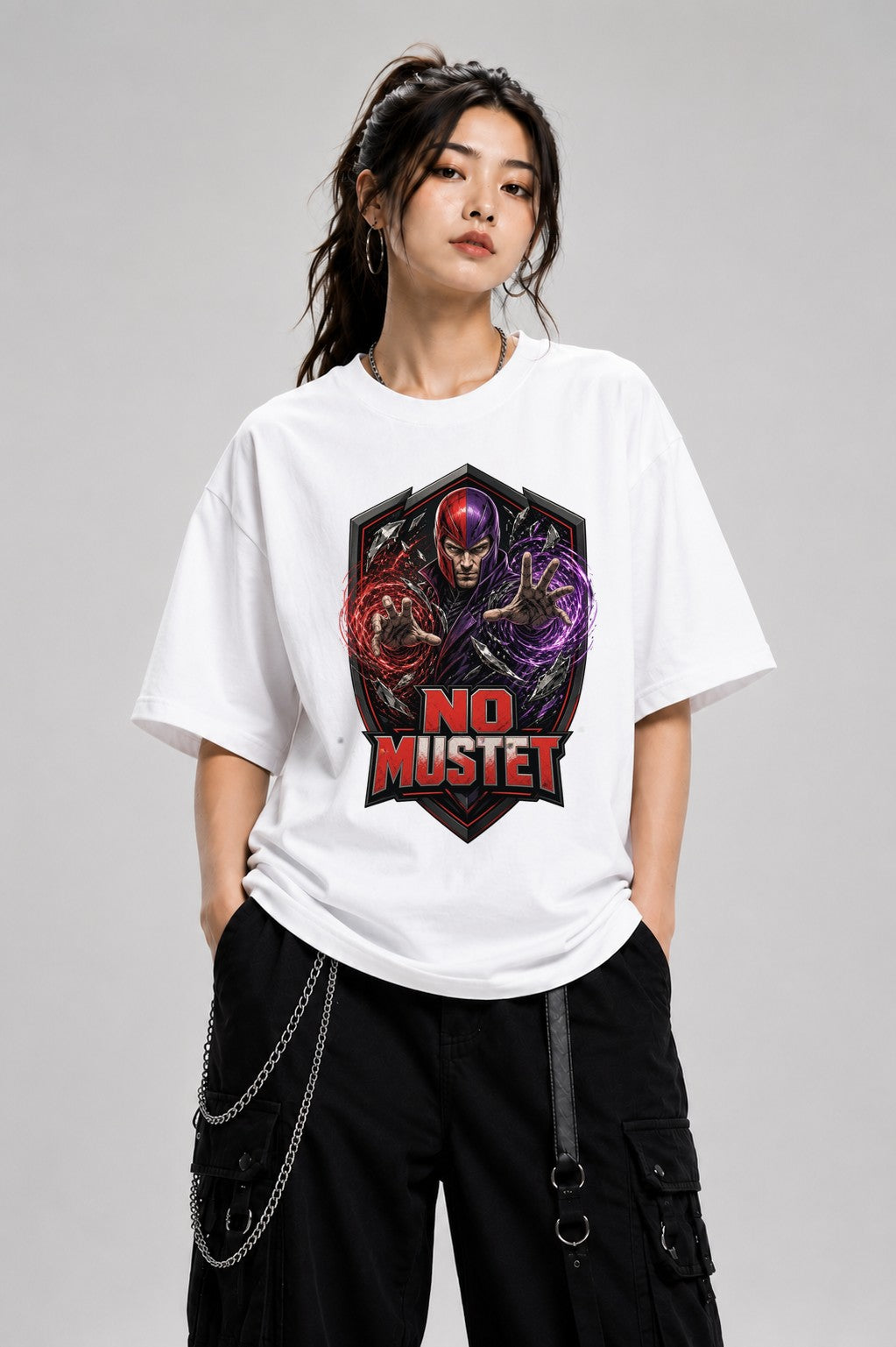 No Mustet - White