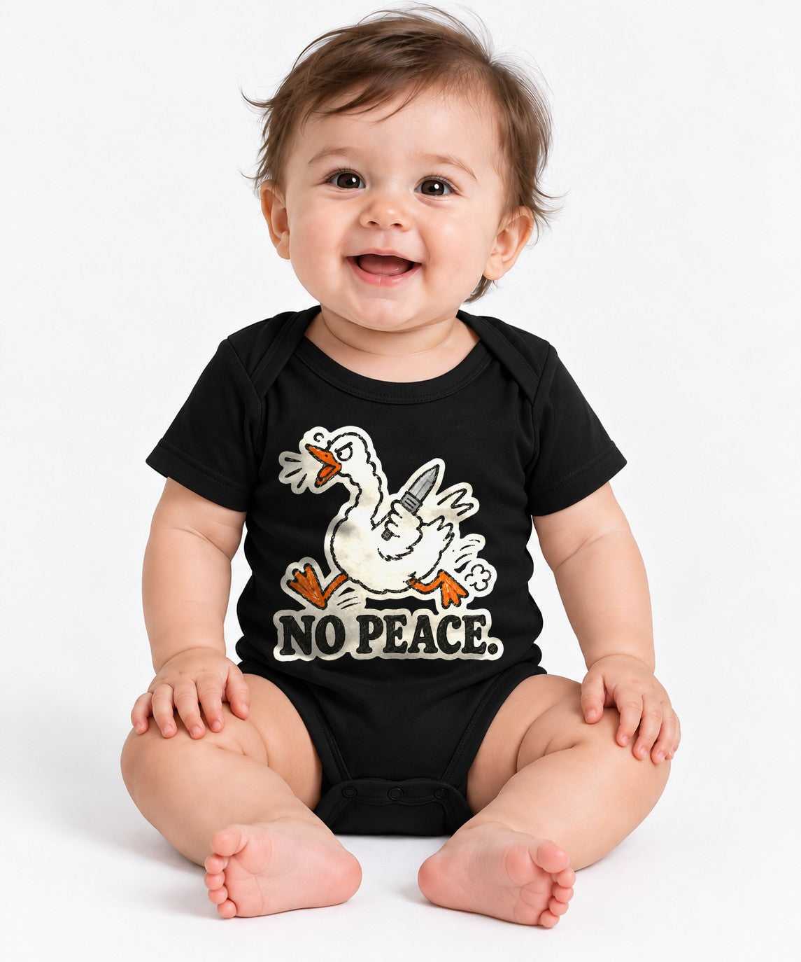 No Peace Duck - Black