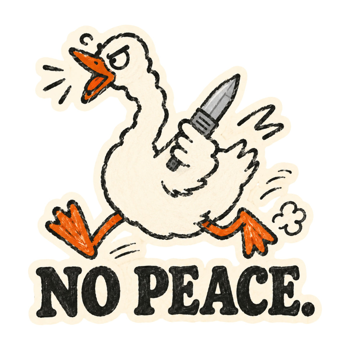 No Peace Duck