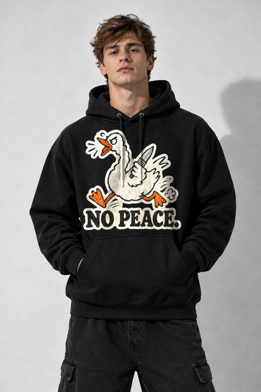 No Peace Duck - Black