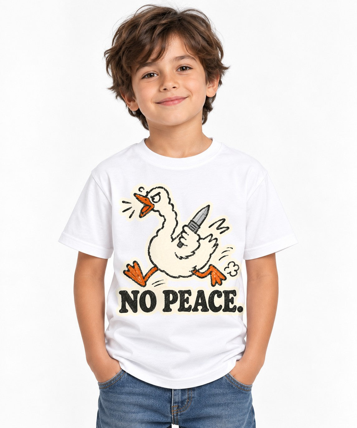 No Peace Duck - White