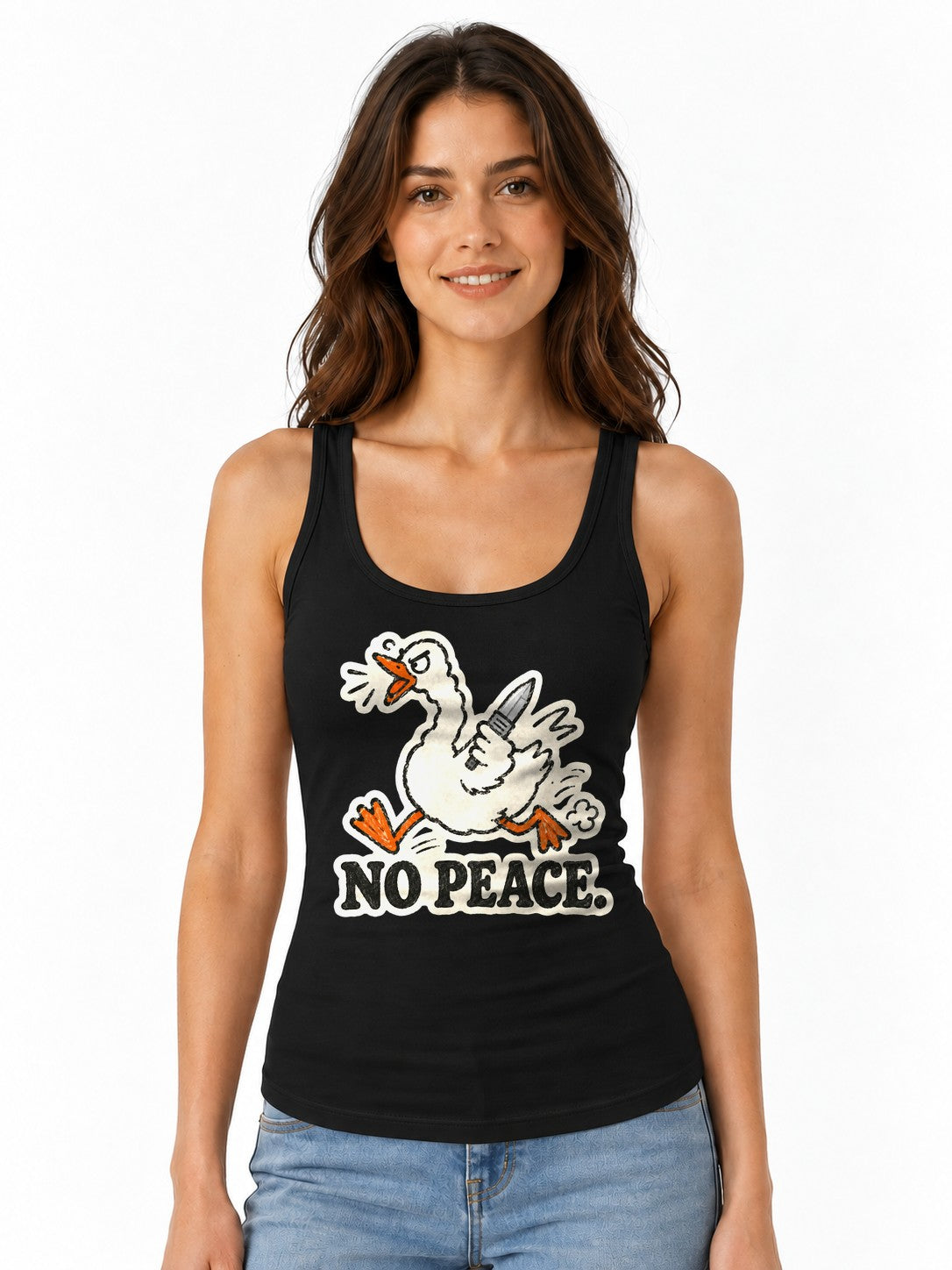 No Peace Duck - Black