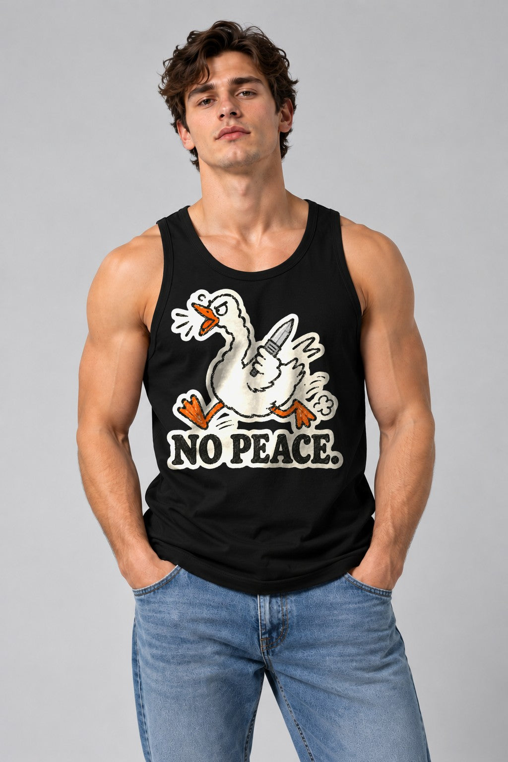 No Peace Duck - Black