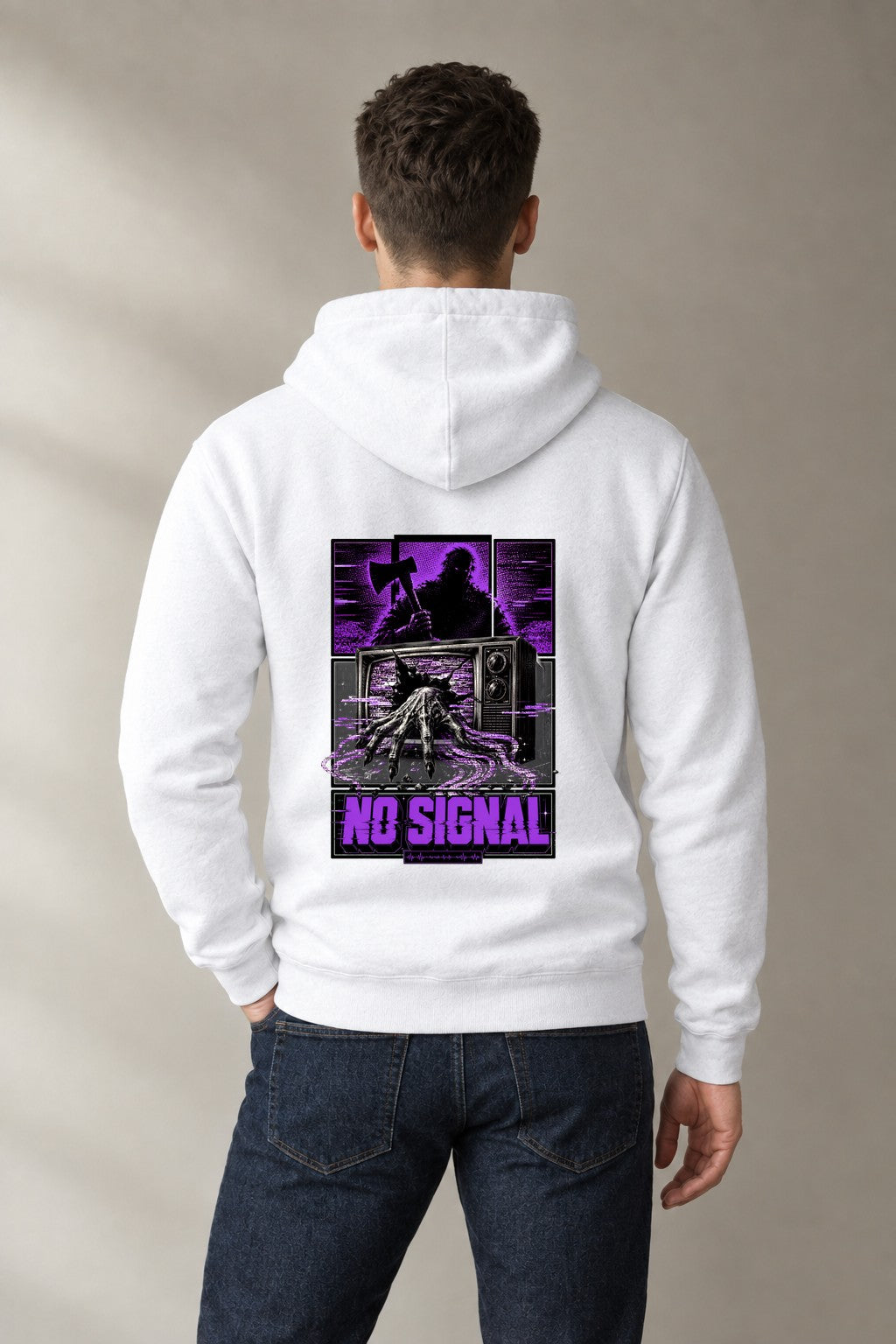 No Signal - White
