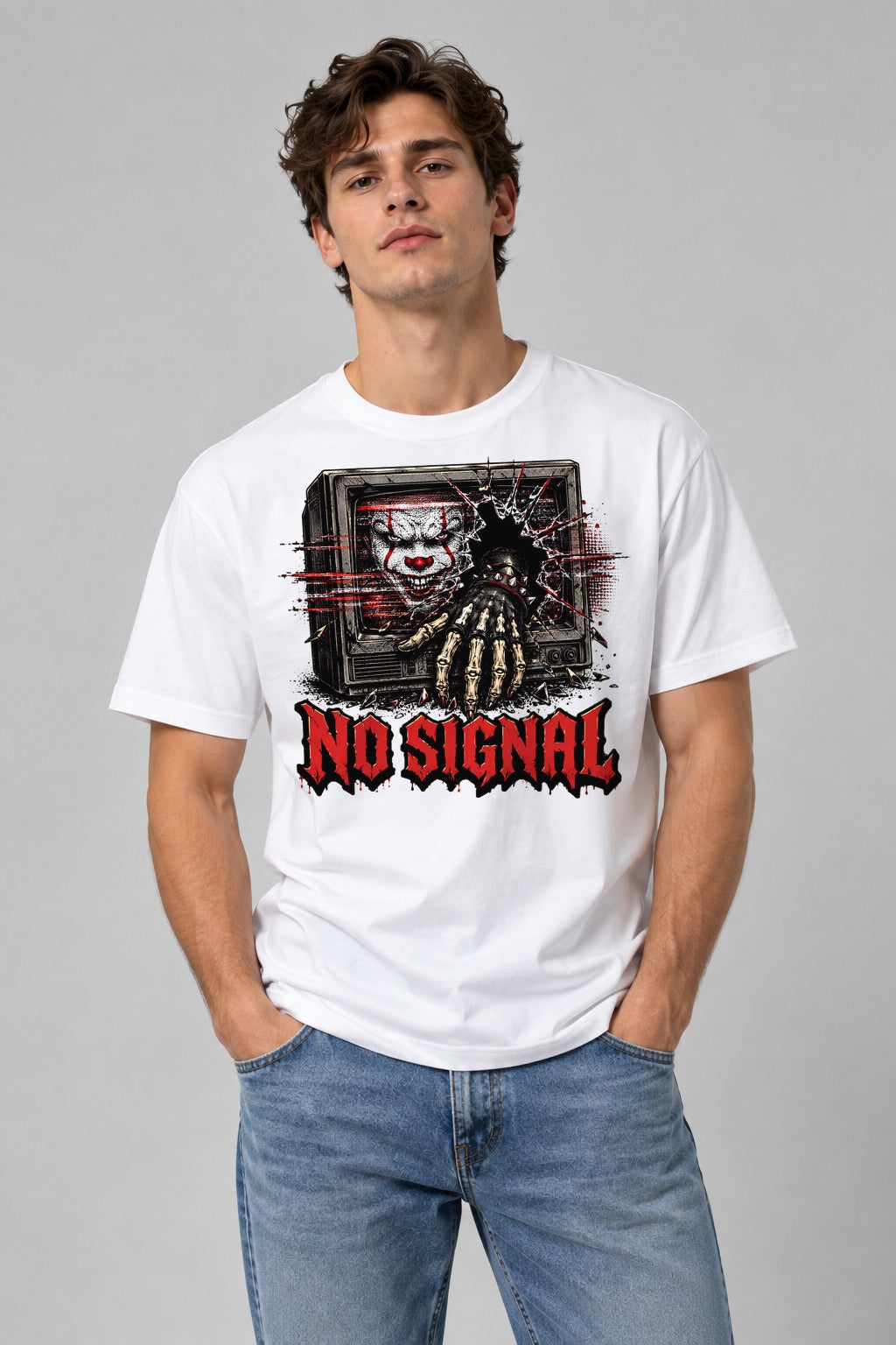 No Signal - White