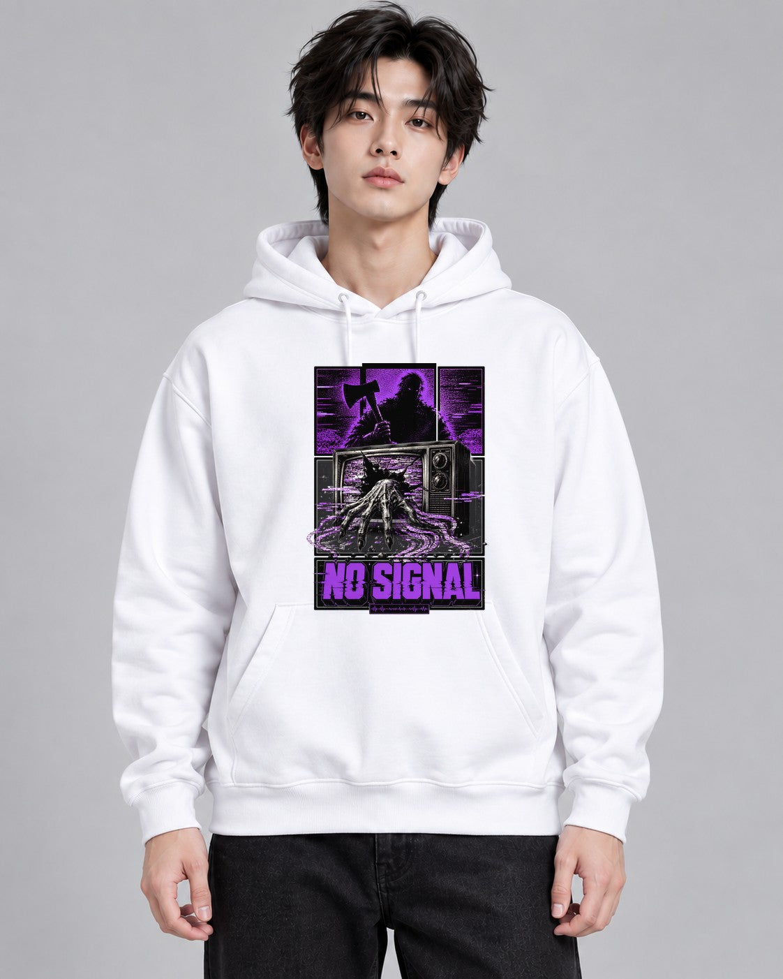 No Signal - White