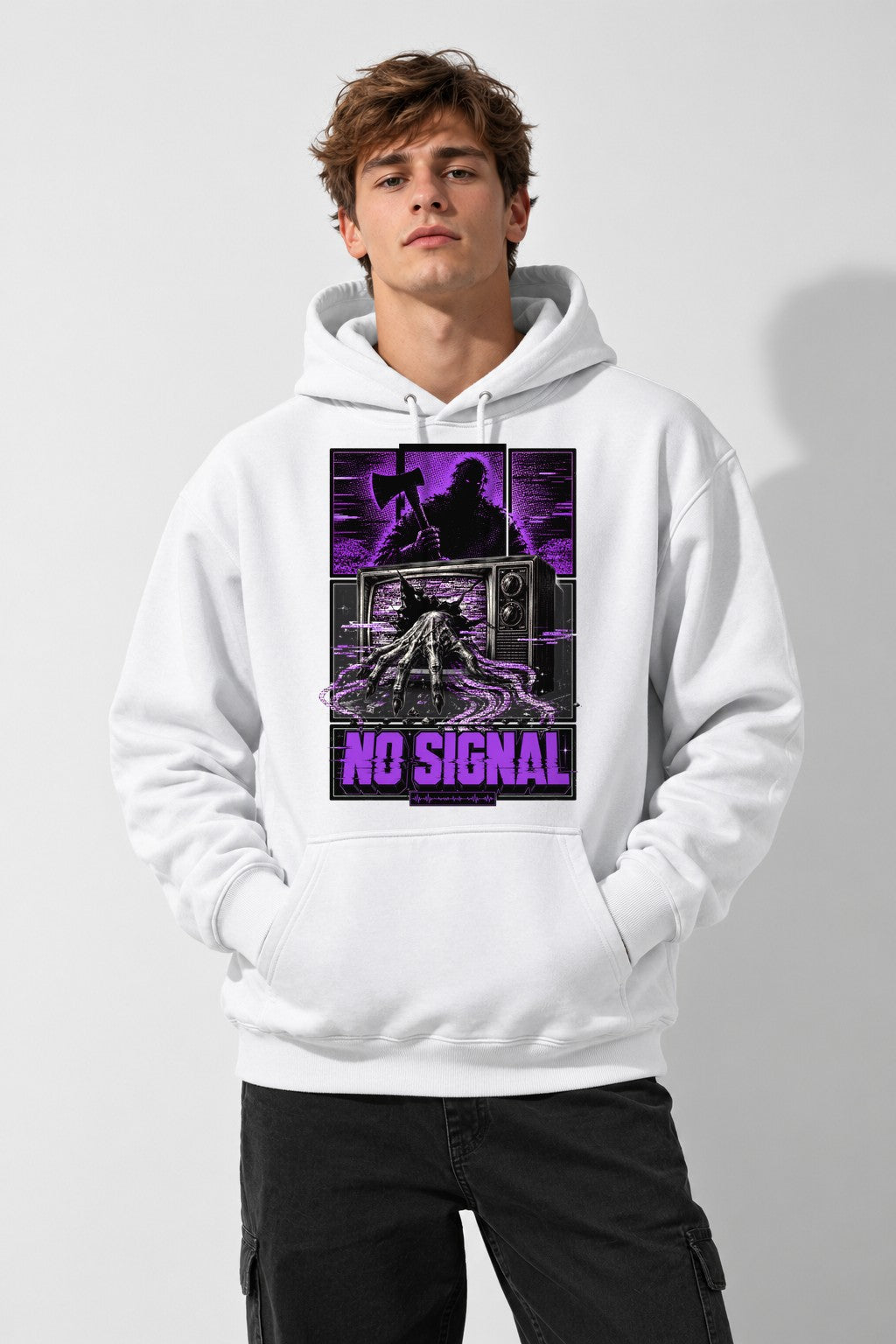 No Signal - White