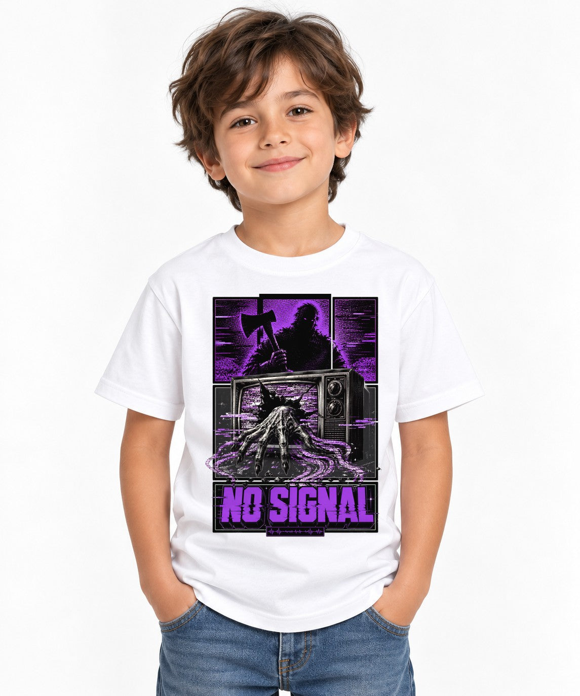 No Signal - White