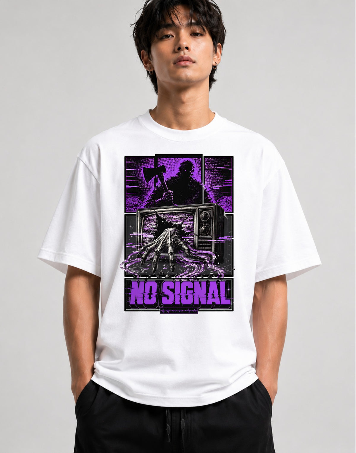 No Signal - White