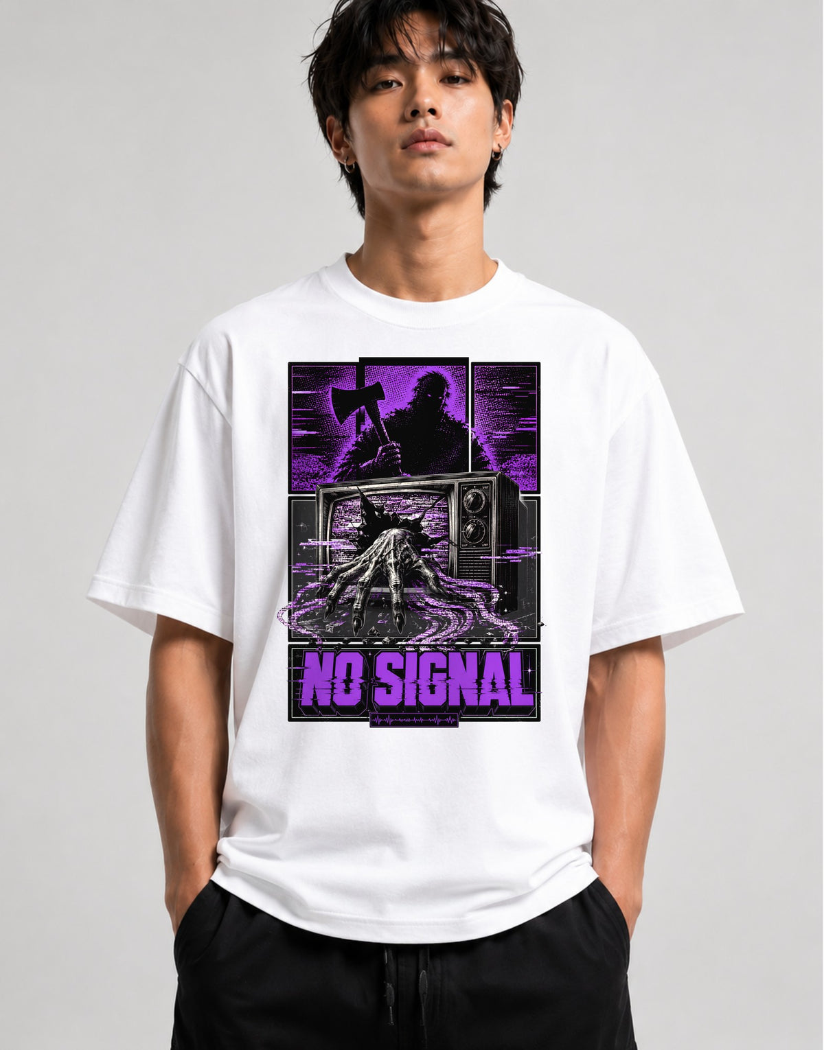 No Signal - White