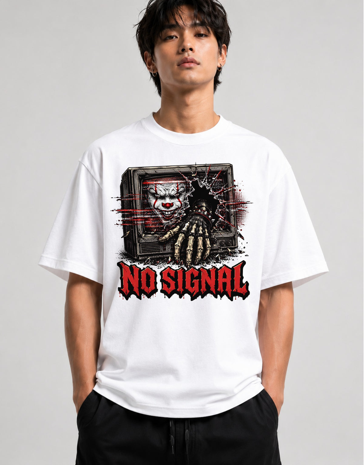 No Signal - White