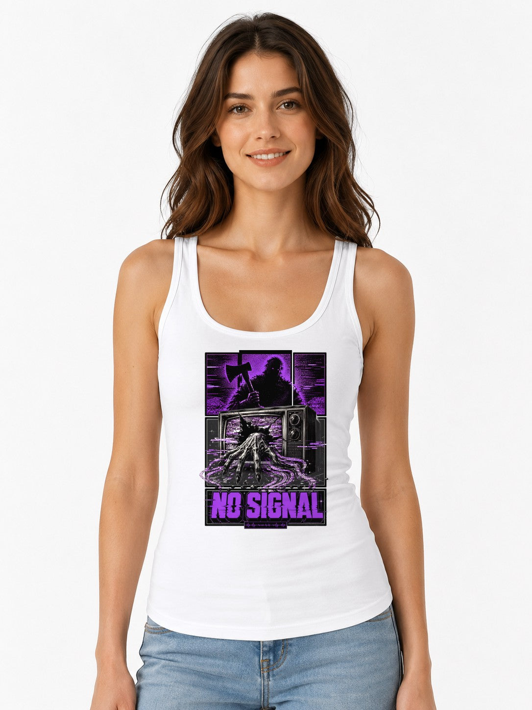 No Signal - White