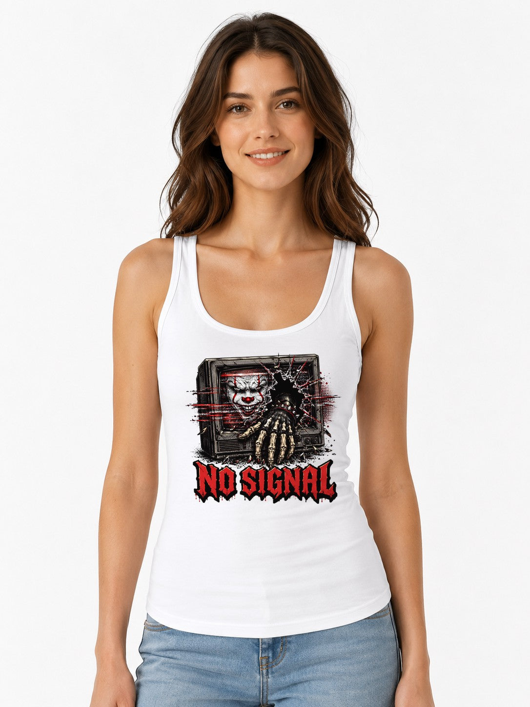 No Signal - White