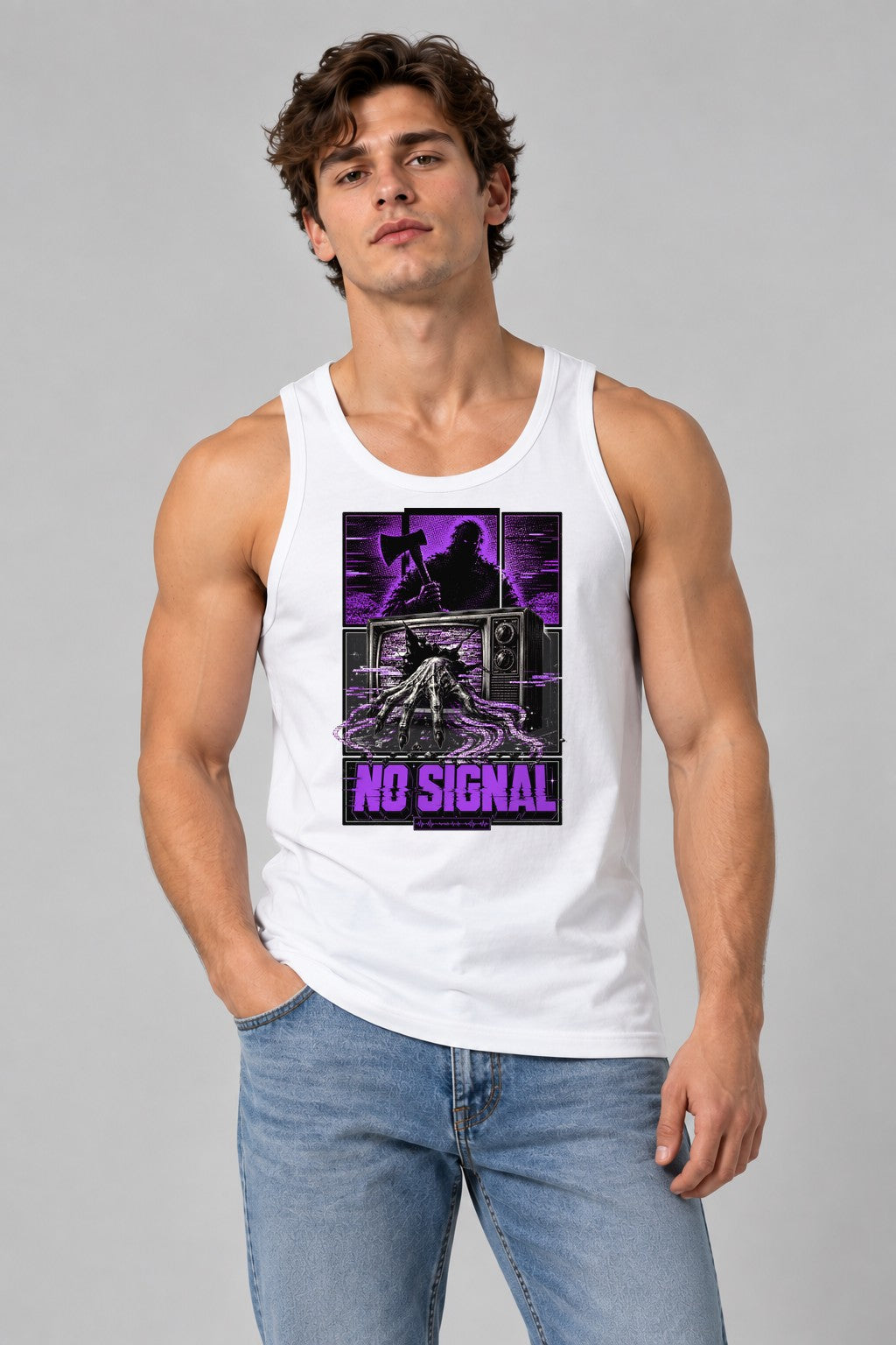 No Signal - White
