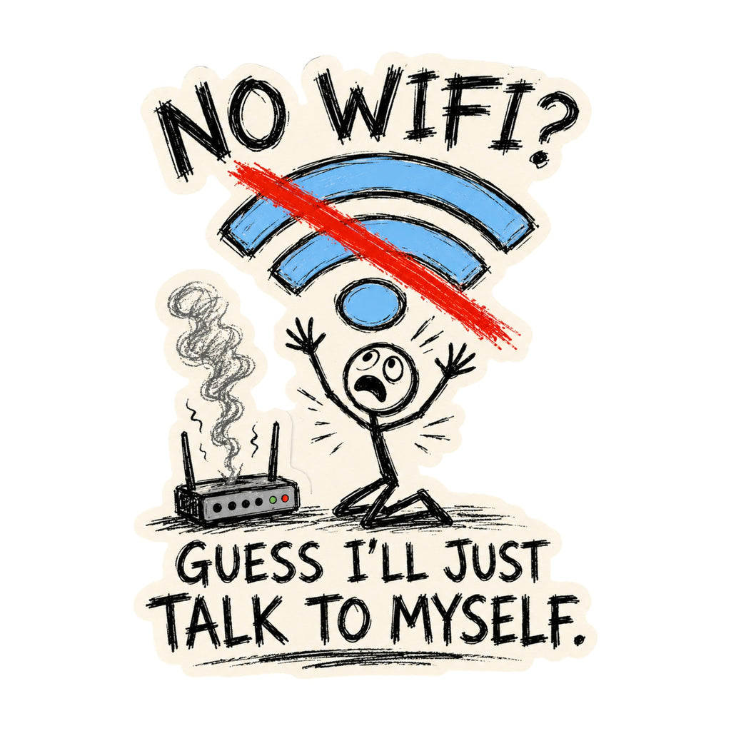 No WiFi Talk To Myself